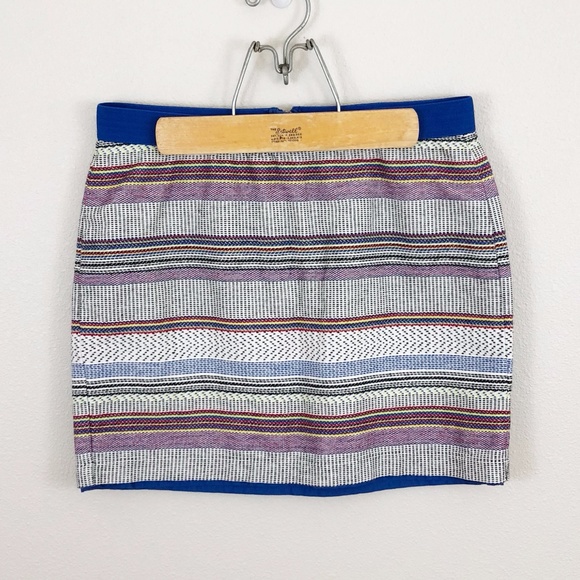 GAP Factory Multicolored Embroidered Mini Skirt - Picture 1 of 5